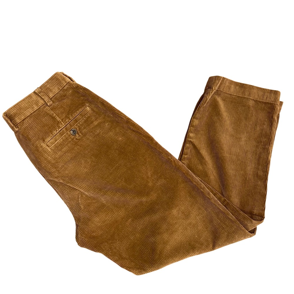 Brooks Brothers‎ Clark Corduroy Pants Mens 34x30 Brown Straight Leg - Picture 5 of 8